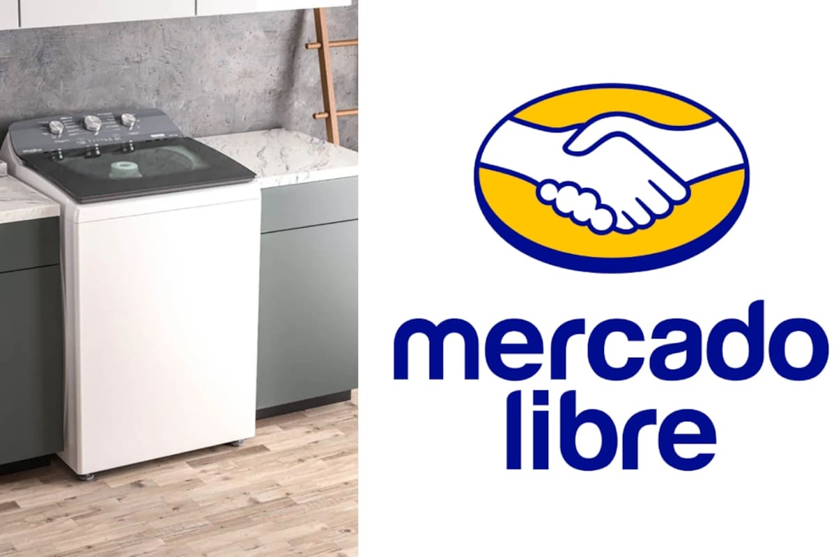 Ofertas en Mercado Libre: lavadora Whirlpool de 22 kilos con 44% de descuento