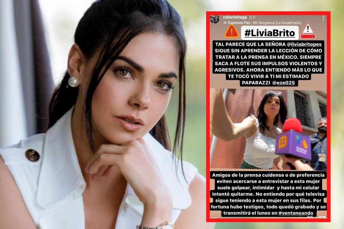 ¡Otra vez!: acusan a Livia Brito de agredir a reportero
