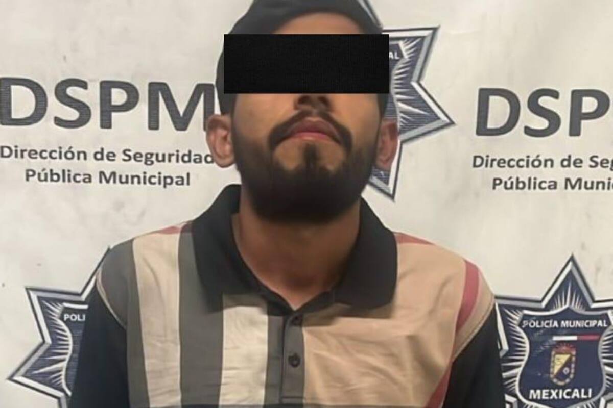 Detienen a sujeto por amenazar a un joven y cerrarle el paso en el tránsito