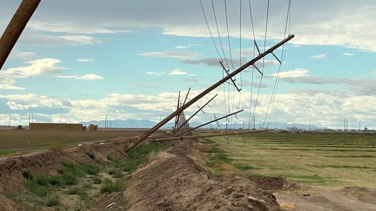 Tormenta Rachel daña canal e infraestructura eléctrica en el Valle Imperial; declaran emergencia