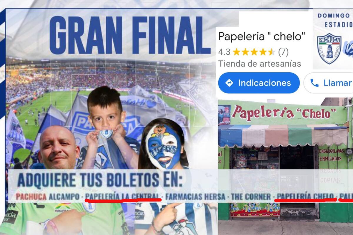 Se burlan de Pachuca por vender en papelerías y paleterías los boletos para la gran final vs Toluca