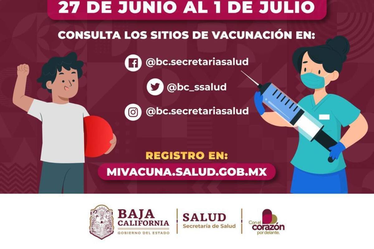 Inicia hoy aplicación de 2da dosis contra Covid-19 para menores de 5 a 11 años