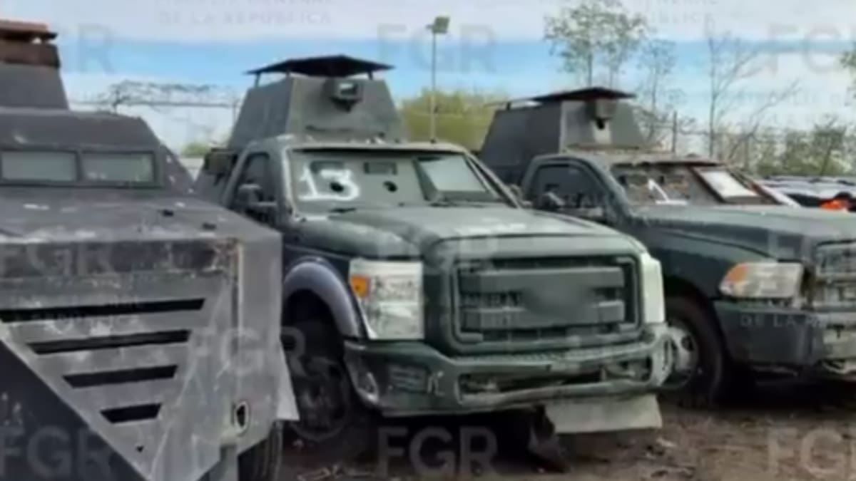 FGR destruye 18 vehículos blindados tipo “monstruo” en Tamaulipas para impedir que cárteles como el Cártel del Golfo y el Cártel del Noreste recuperen capacidad de ataque y movilidad
