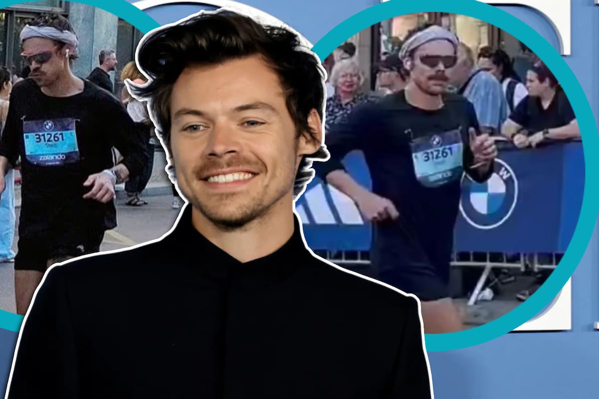 Harry Styles es sorprendido en otro maratón en Berlín, superando su récord anterior en Tokio