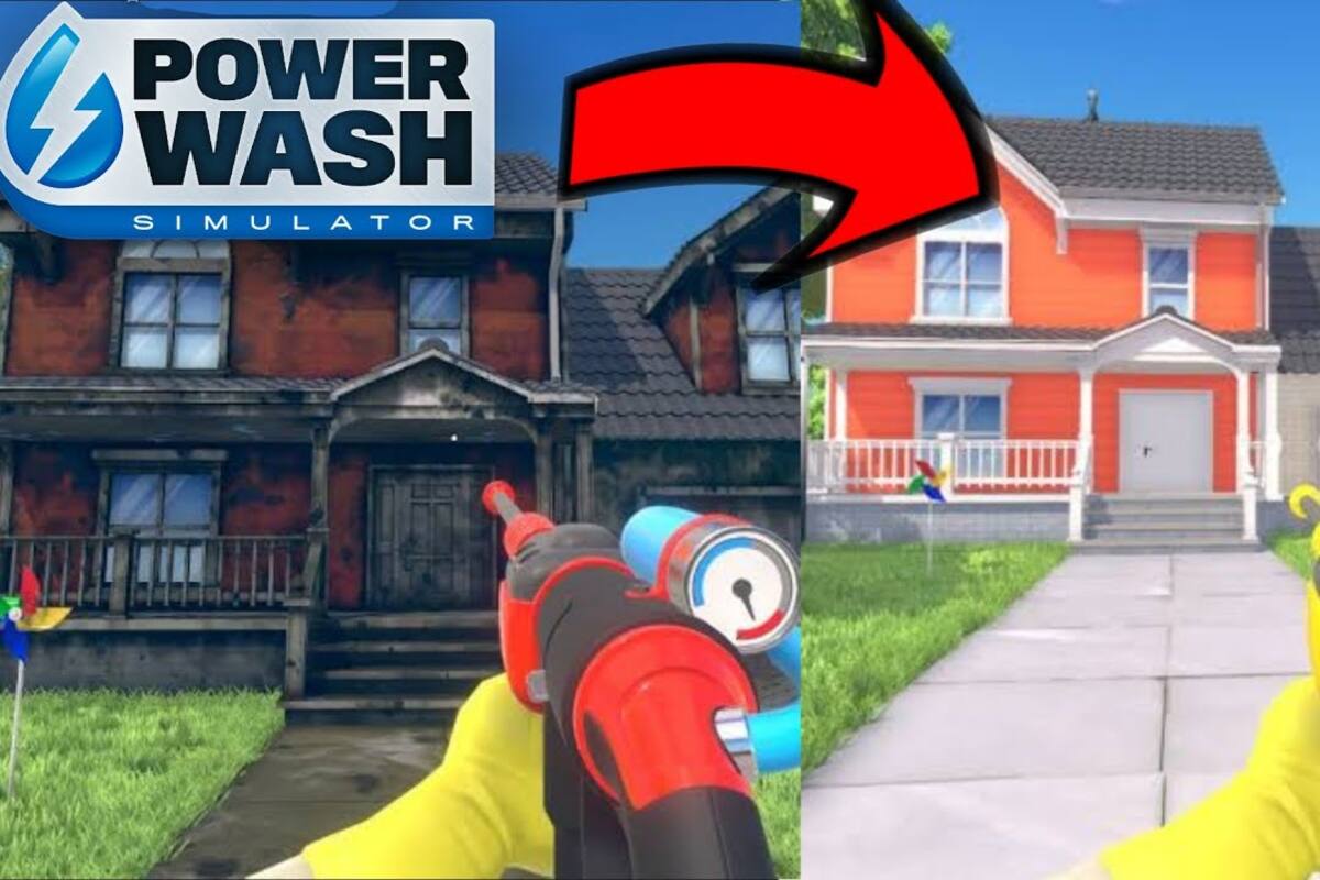 Power Wash Simulator es un juego que te permite limpiar casas