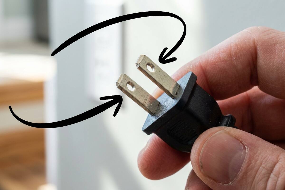 ¿Para qué sirven los agujeros en las clavijas de los enchufes? El diseño tiene una función vital de seguridad para evitar incendios en casa y asegurar que tus aparatos no se desconecten solos según las normas internacionales de fabricación eléctrica NEMA