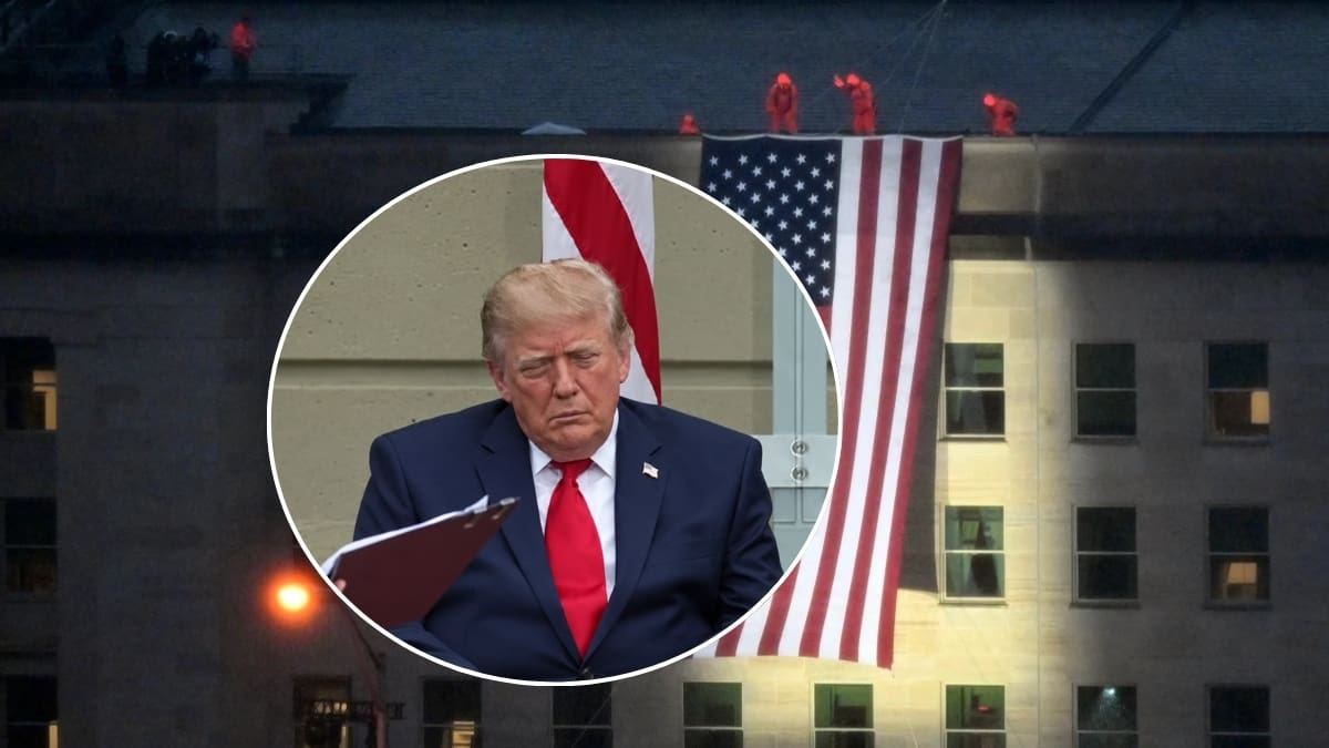 ¿Donald Trump se quedó dormido en la ceremonia del 11-S? Videos lo muestran con los ojos cerrados en el Pentágono mientras leen los nombres de las víctimas, pero la Casa Blanca lo niega