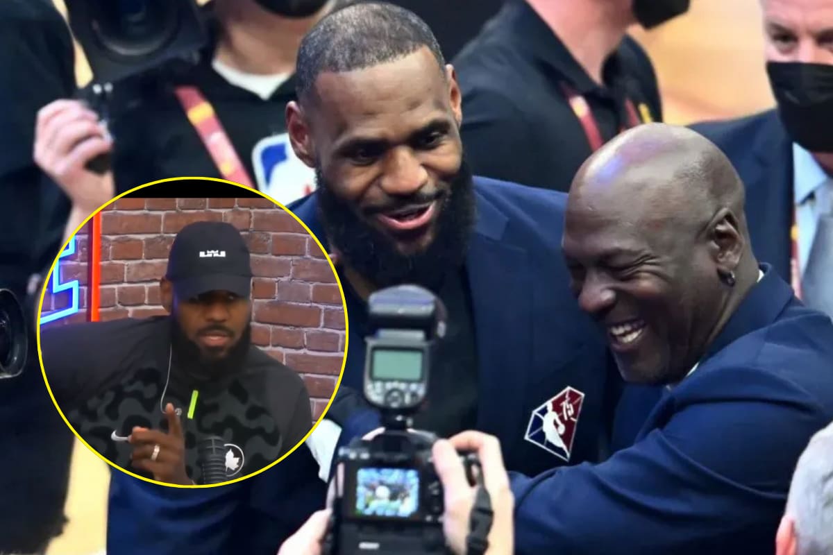 ¿Por qué Michael Jordan y LeBron James no hablan? Esto dijo la estrella de los Lakers