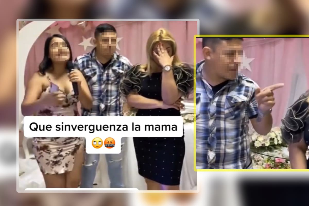 VIDEO: Mujer descubre que su esposo le es infiel con su mamá y los exhibe en una fiesta de cumpleaños