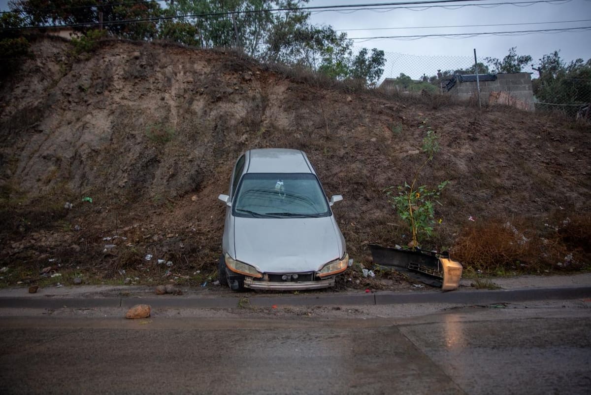 El reporte del accidente se recibió alrededor de las 6:15 de la mañana. Foto: Border Zoom