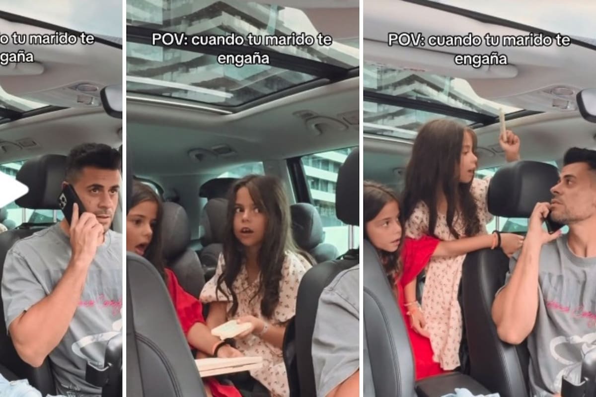 Video viral: Papá bromea con sus hijas fingiendo que es infiel; ellas lo acusan con su madre