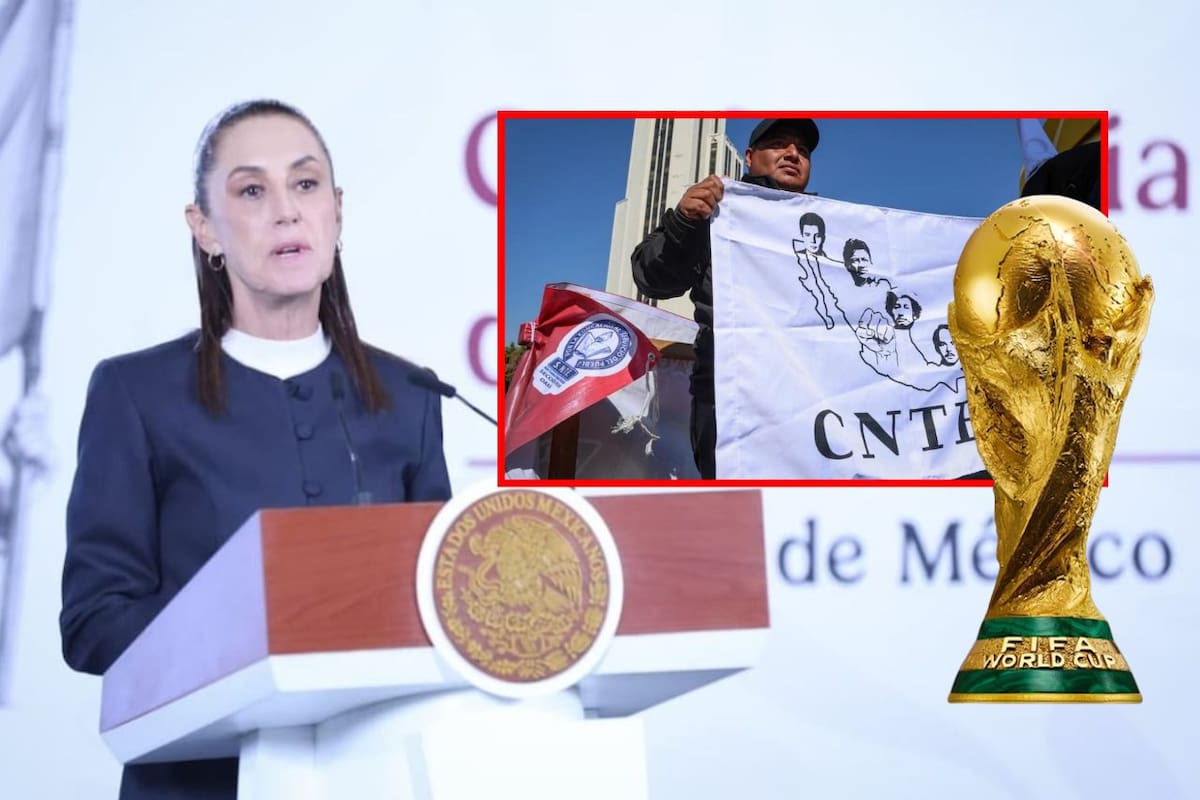 A solo 10 días del arranque del Mundial, Sheinbaum mantiene negociaciones con la CNTE y advierte restricciones presupuestales