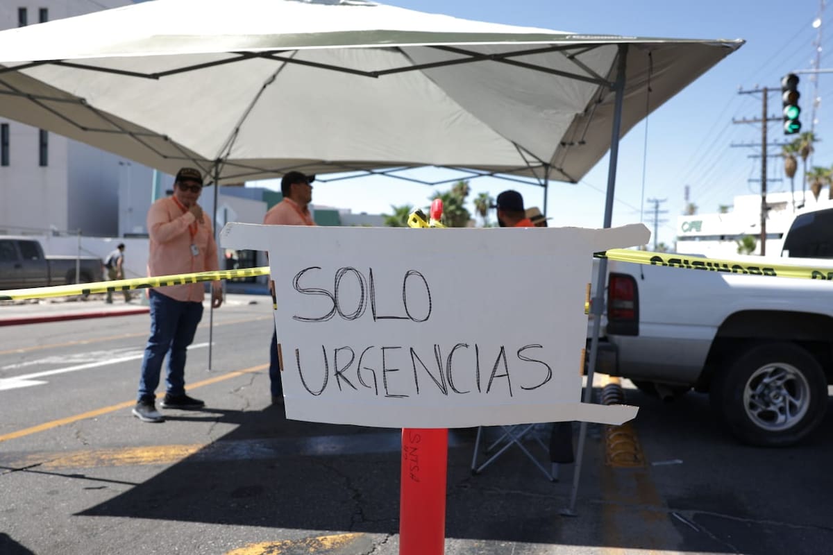 Retoma protesta Sector Salud por inseguridad en el Hospital General