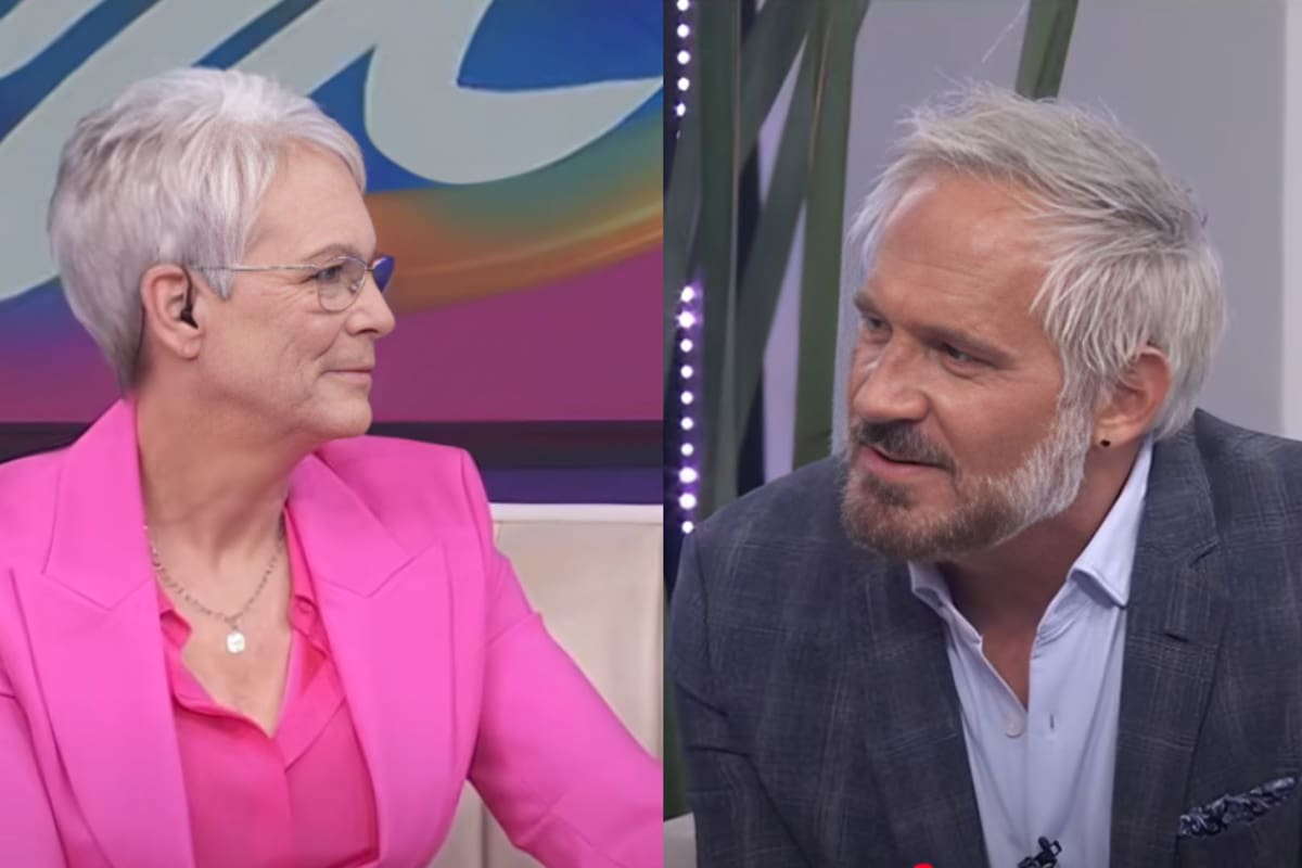 Jamie Lee Curtis se burla de Arath de la Torre en el programa Hoy