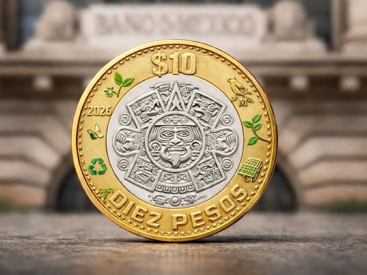 Es oficial: este 2026 México tendrá en circulación nueva moneda de 10 pesos, esta será amigable con el medio ambiente y reducida en costos de producción