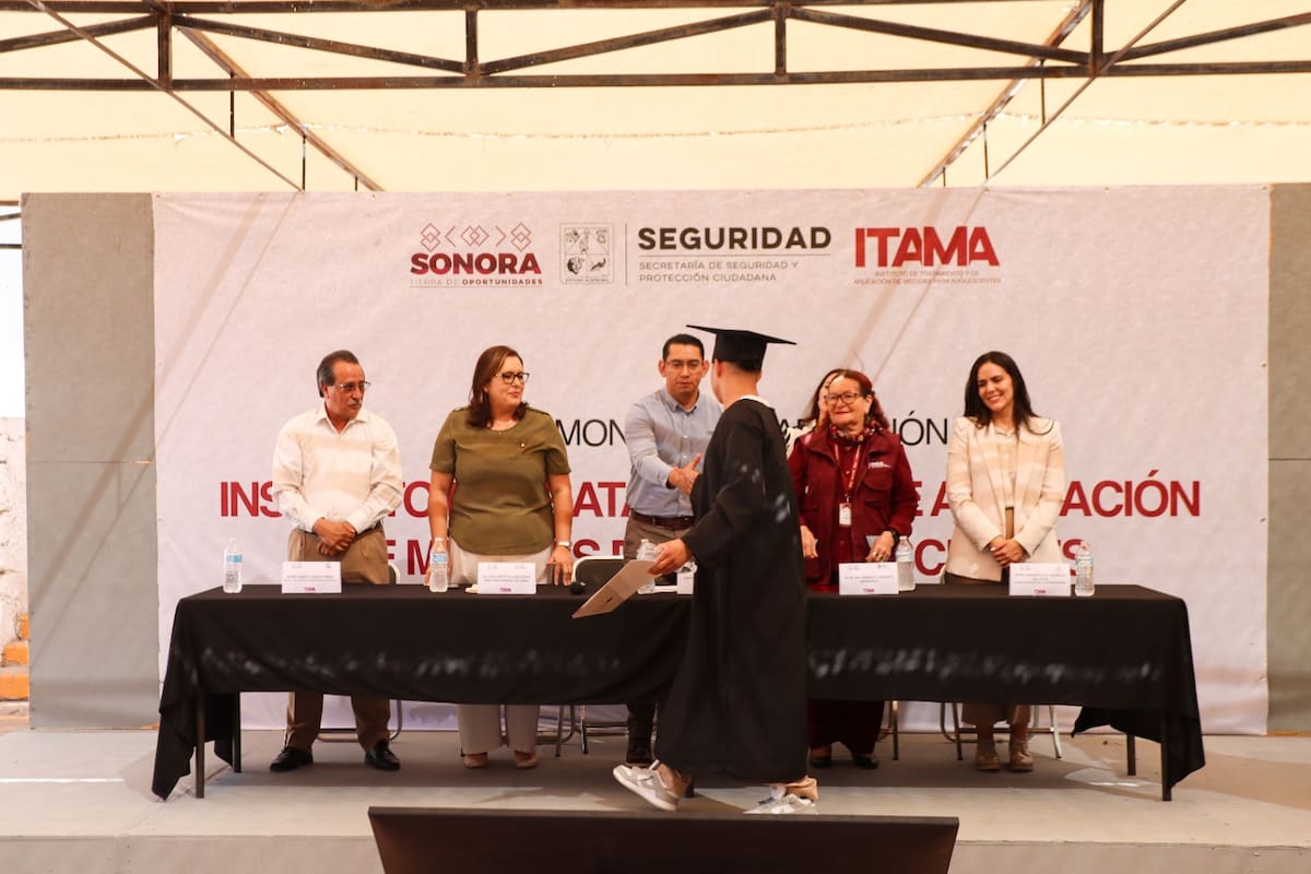 Graduación en Itama Hermosillo: un paso significativo hacia la reinserción social de jóvenes
