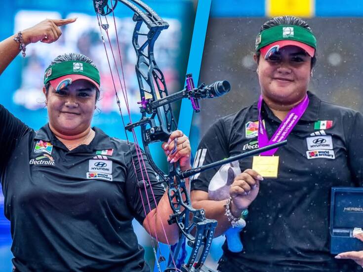 Andrea Becerra entra en los libros de historia: Primera mexicana campeona mundial en tiro con arco compuesto