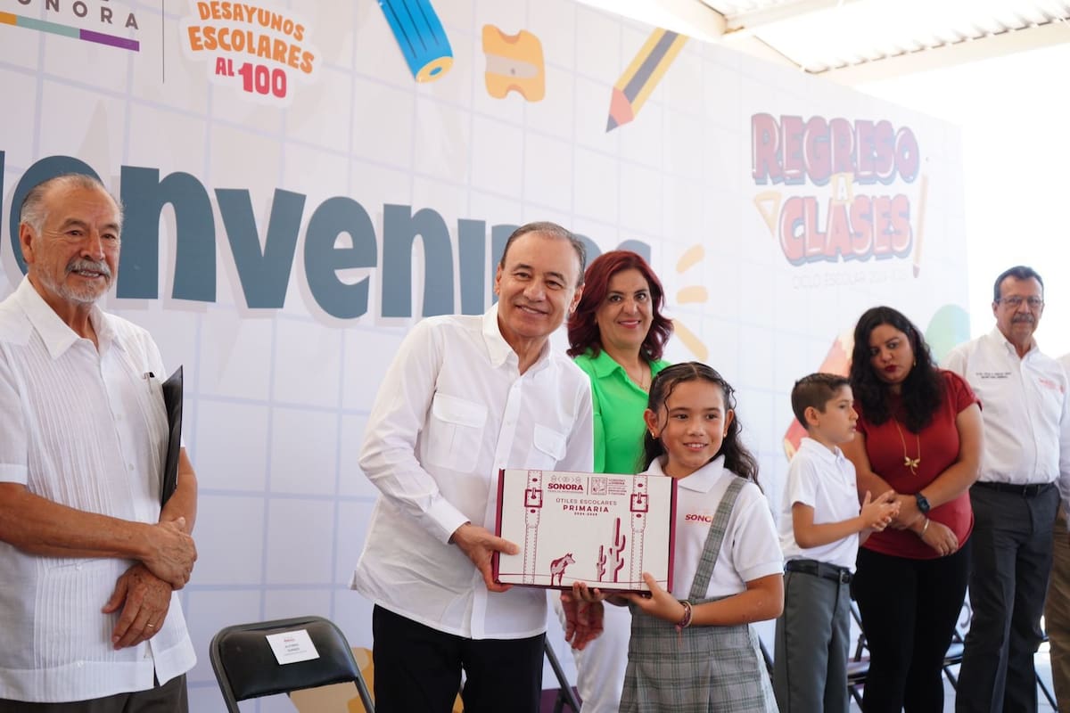 Fue regreso a las aulas en Sonora de manera ordenada y segura: Gobernador Durazo