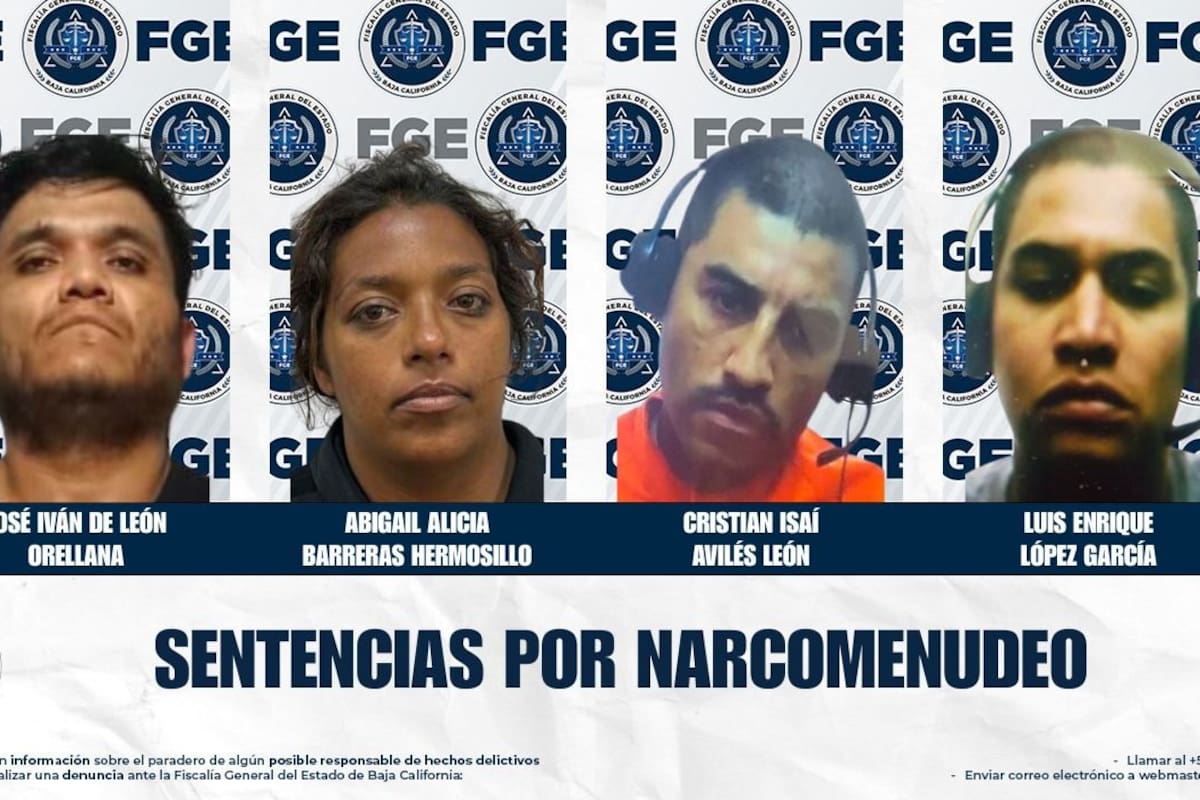 Sentencian a cinco acusados por narcomenudeo
