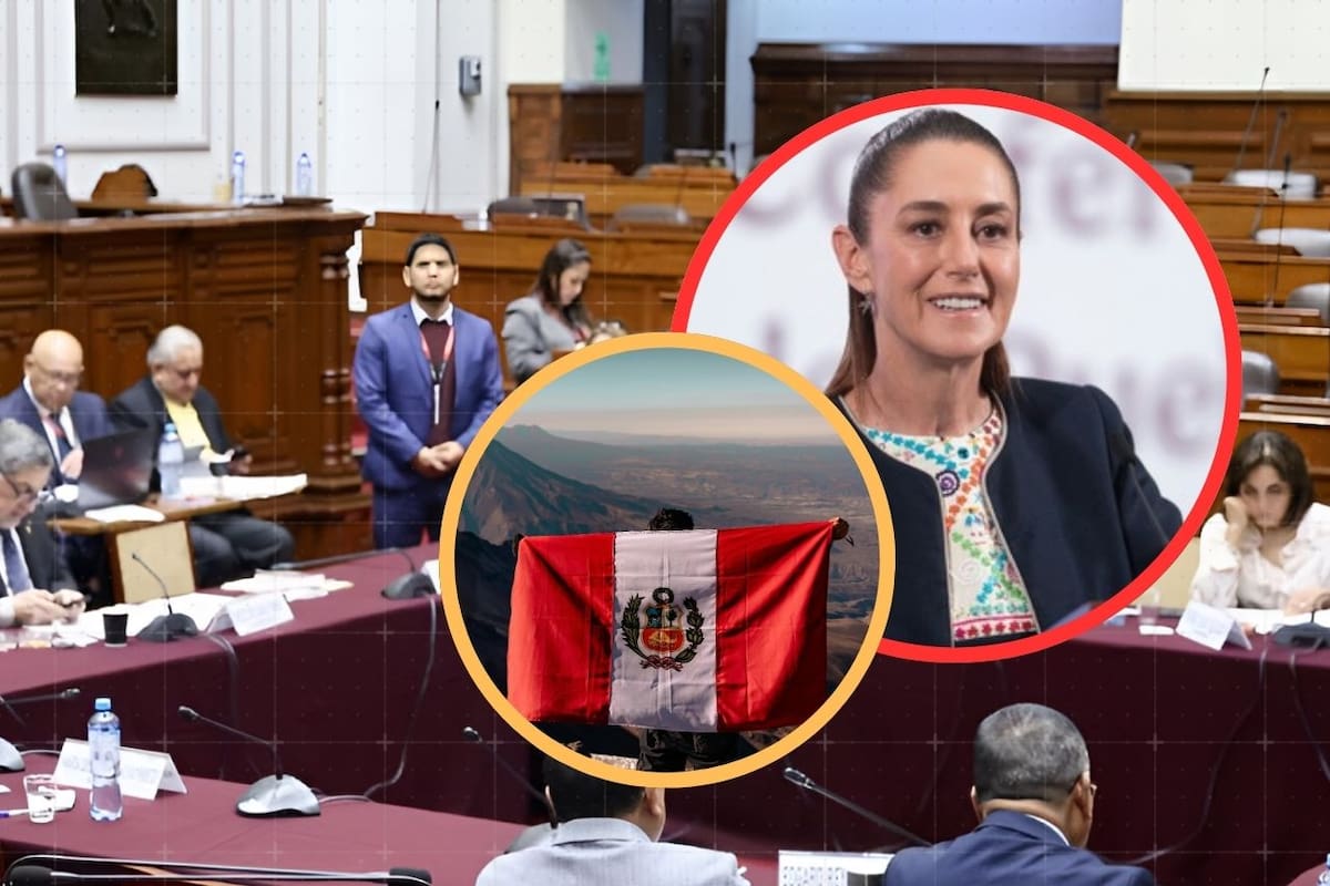 La Comisión de Relaciones Exteriores del Congreso peruano aprueba declarar persona non grata a Claudia Sheinbaum
