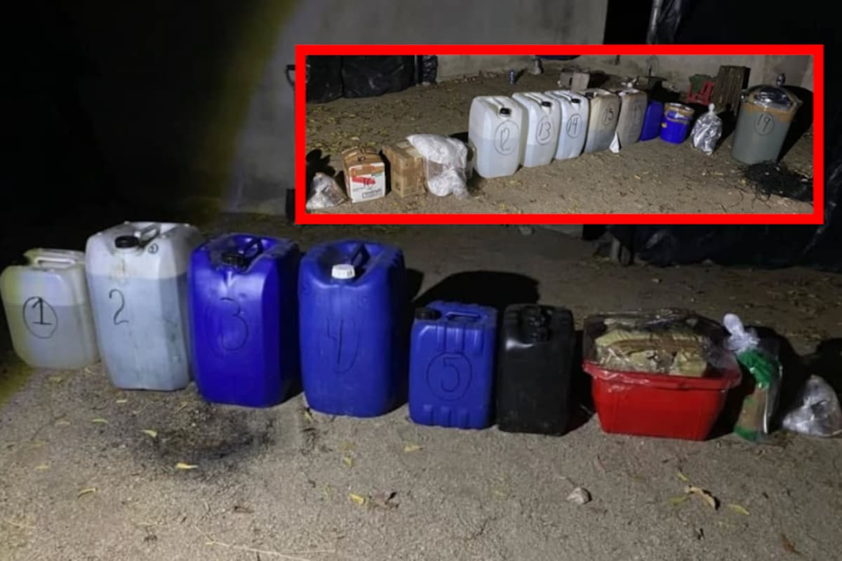 Aseguran precursores químicos para drogas sintéticas en cateo en Culiacán