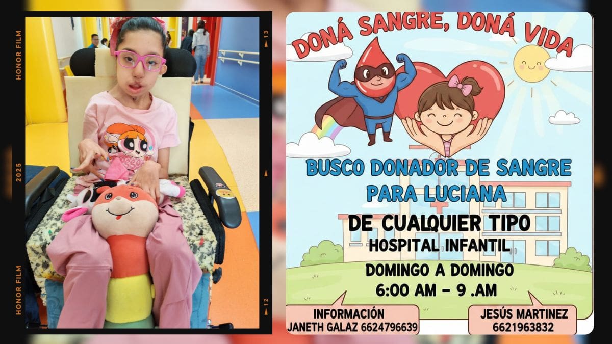 Con 13 años y más de 20 cirugías, Luciana enfrenta nueva operación por síndrome de Charge y parálisis de Todd; su familia pide donaciones de sangre antes del 3 de febrero