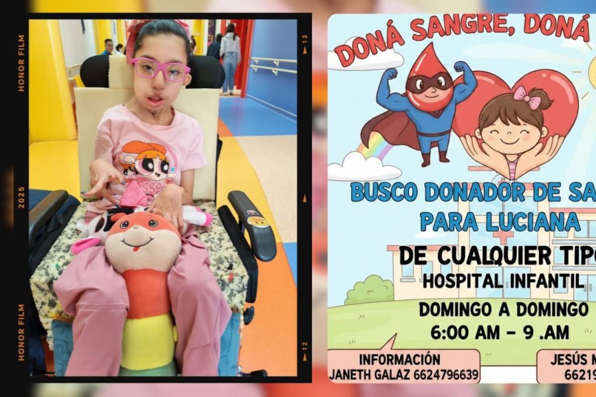 Con 13 años y más de 20 cirugías, Luciana enfrenta nueva operación por síndrome de Charge y parálisis de Todd; su familia pide donaciones de sangre antes del 3 de febrero