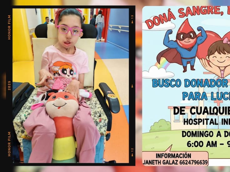 Con 13 años y más de 20 cirugías, Luciana enfrenta nueva operación por síndrome de Charge y parálisis de Todd; su familia pide donaciones de sangre antes del 3 de febrero