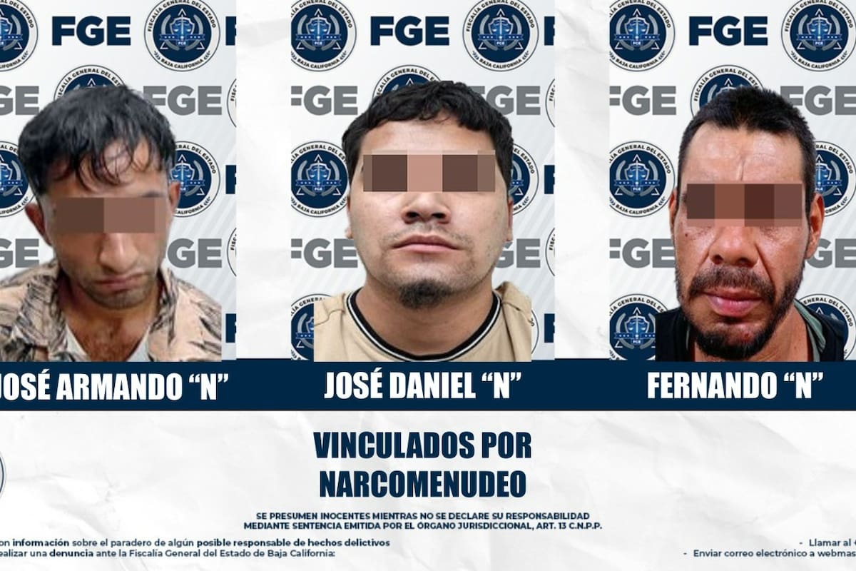 Por narcomenudeo, tres personas son vinculadas a proceso penal