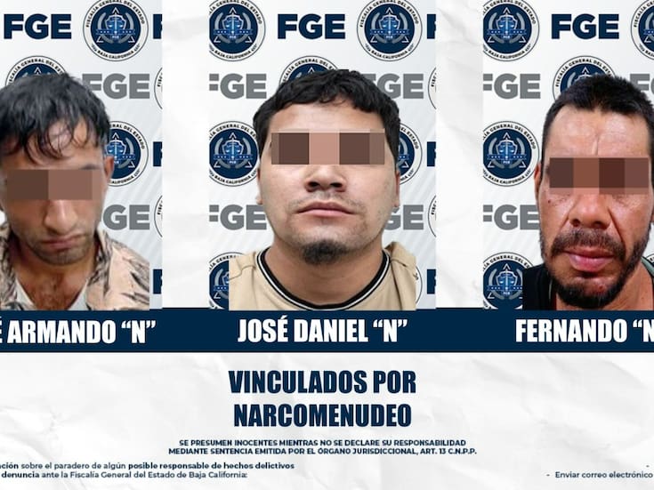 Por narcomenudeo, tres personas son vinculadas a proceso penal
