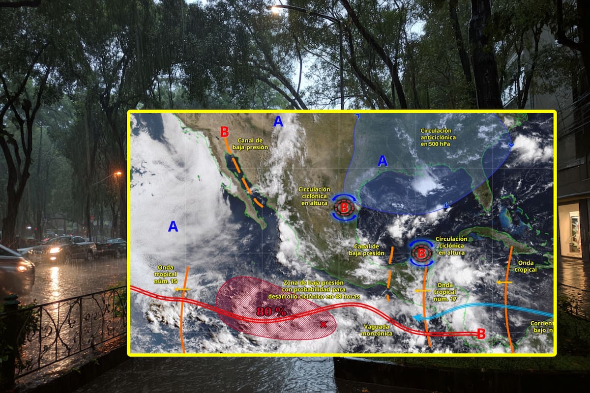 Onda de calor y fuertes lluvias para estos estos estados el miércoles, jueves y viernes: SMN