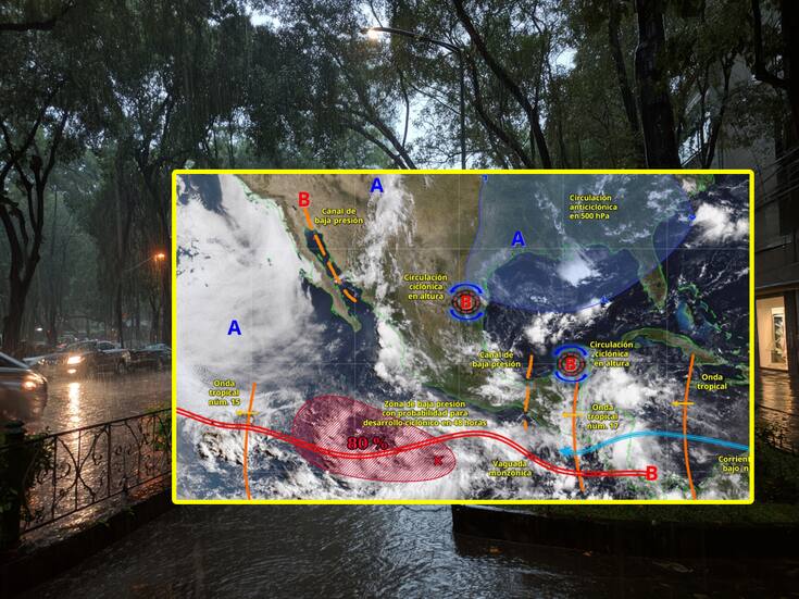 Onda de calor y fuertes lluvias para estos estos estados el miércoles, jueves y viernes: SMN