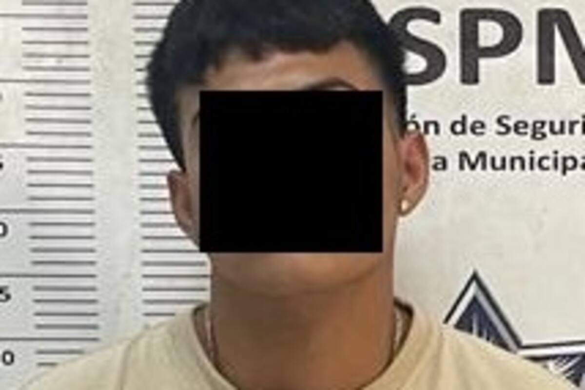 Arrestan a sujeto por robo a comercio en la colonia El Lienzo