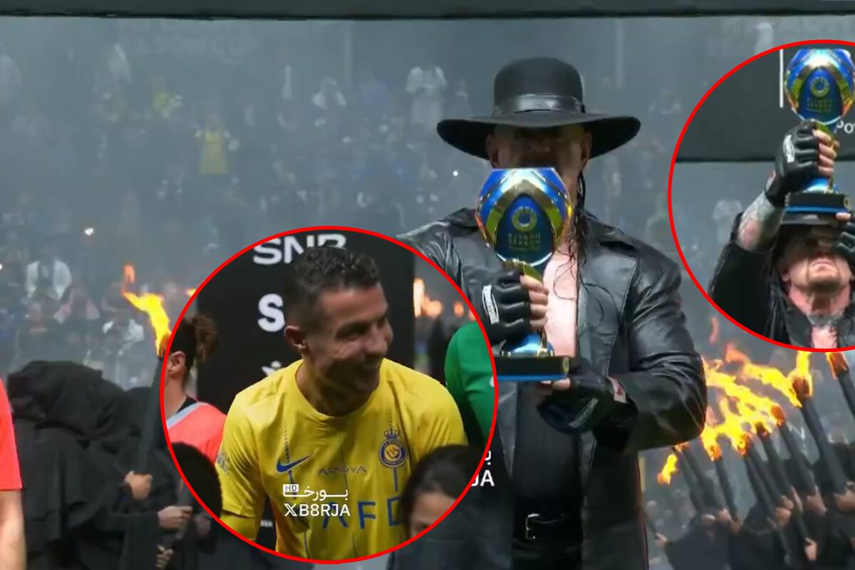 ¿Fue un sueño? Por qué Undertaker levantó una copa ante Cristiano Ronaldo en el futbol de Arabia