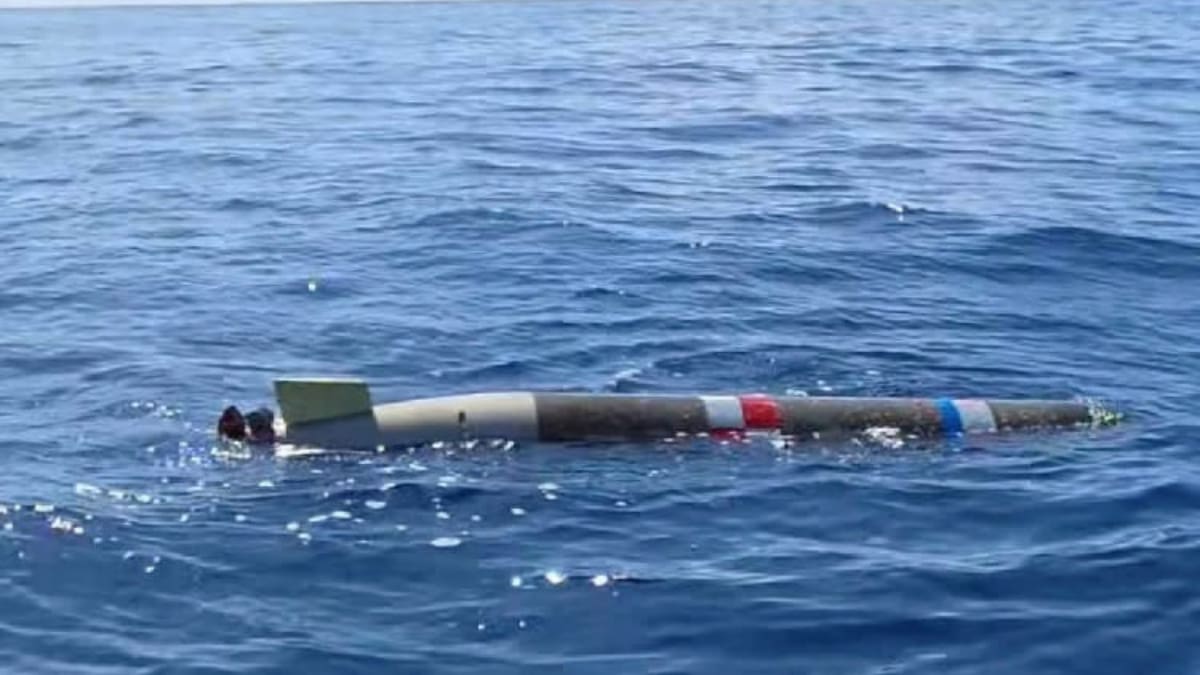 El artefacto pertenecía a la Armada de Estados Unidos y fue extraviado durante un ejercicio de entrenamiento el 2 de septiembre, antes de aparecer semanas después en aguas mexicanas. (Captura de pantalla)