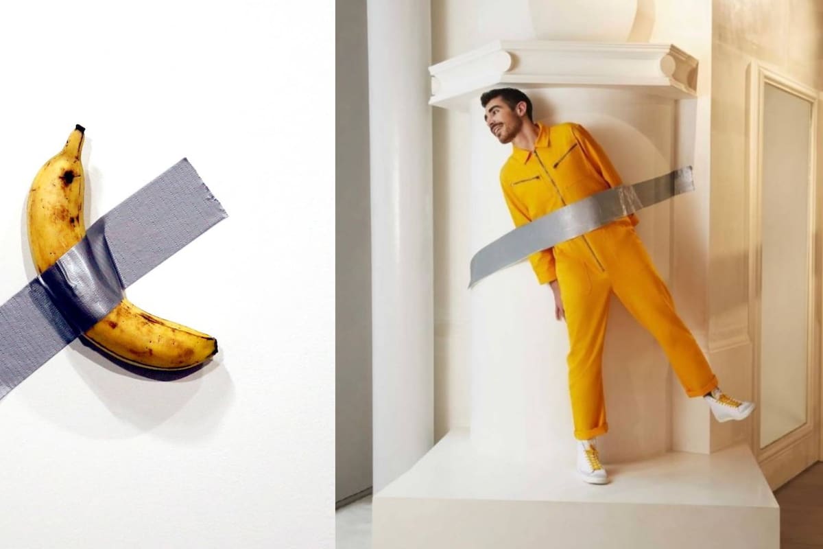 Meme o arte? El famoso plátano pegado a una pared es vendido por más de 6 mdd en Nueva York | Noticias de México | El Imparcial