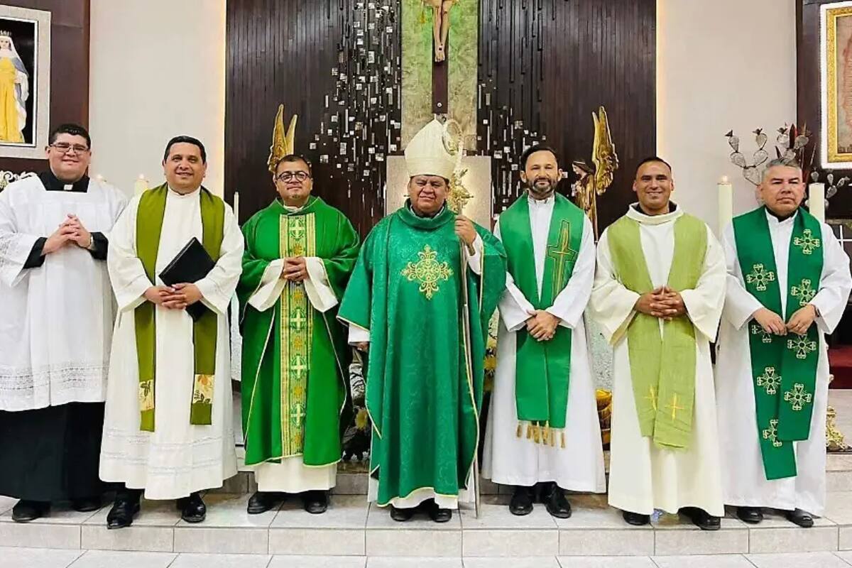 Obispo de Mexicali asigna nuevos sacerdotes en San Luis Río Colorado