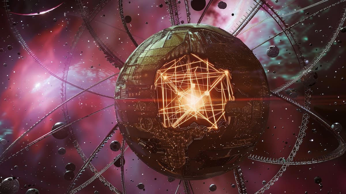 Esfera de Dyson creada por la IA.