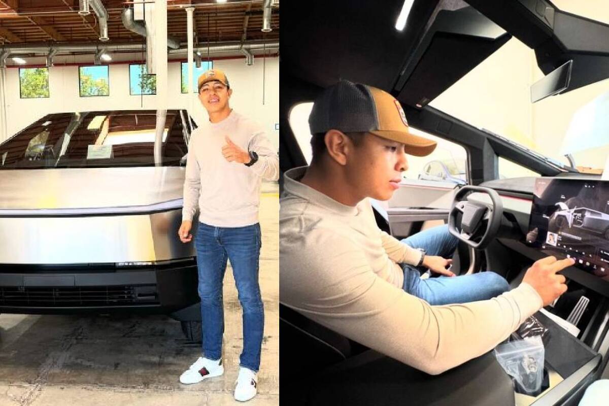 Jaime Munguía se regala una Cybertruck luego de sus peleas contra ‘Canelo’ y Bazinyan