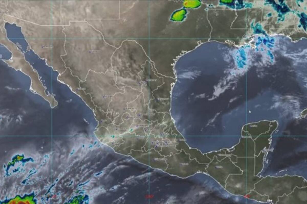 Clima México: Se pronostica este miércoles lluvias con posible granizo en Chiapas y Oaxaca