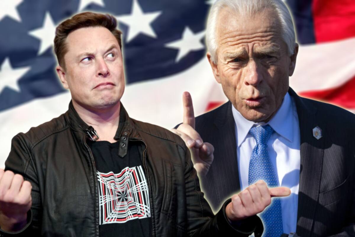 Peter Navarro “perdona” a Elon Musk después de que lo llamara “imbécil” y “retrasado” por apoyar la guerra arancelaria de Trump