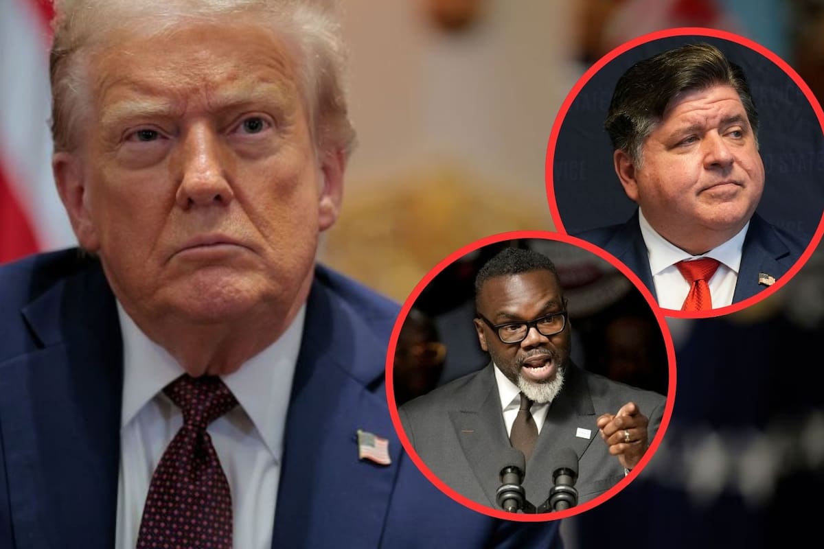 Trump pide encarcelar a alcalde y gobernador de Illinois por oponerse a tropas federales y operaciones antimigrantes