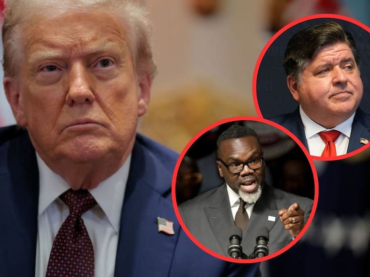 Trump pide encarcelar a alcalde y gobernador de Illinois por oponerse a tropas federales y operaciones antimigrantes