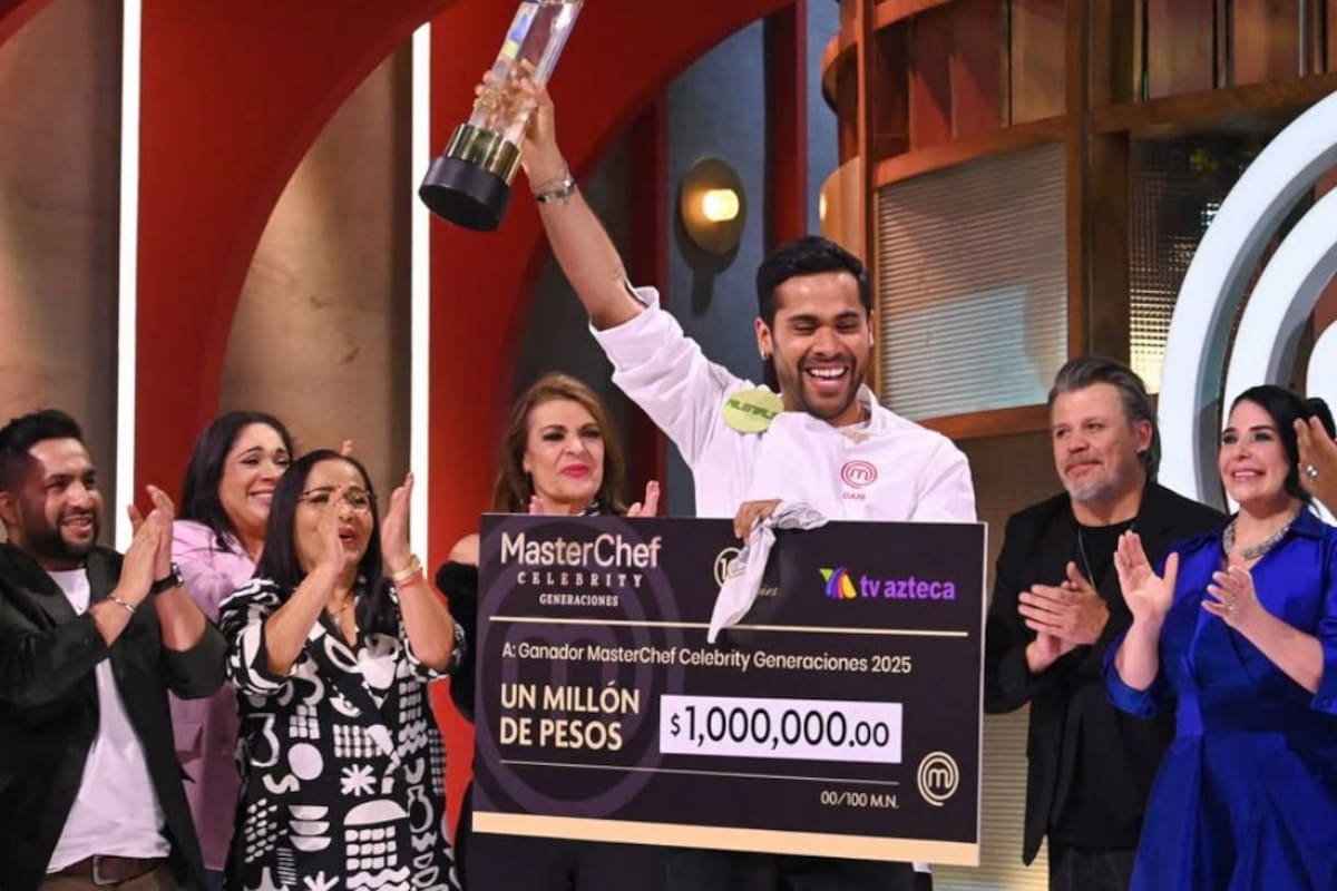 Dani Valle, ganador de “MasterChef Celebrity Generaciones”