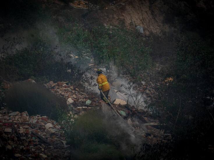 Se incendia pastizal en Valle del Rubí