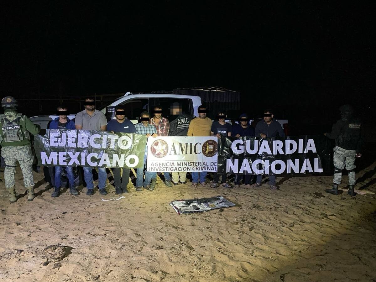 Nueve personas fueron detenidas mientras resguardaban un laboratorio clandestino.