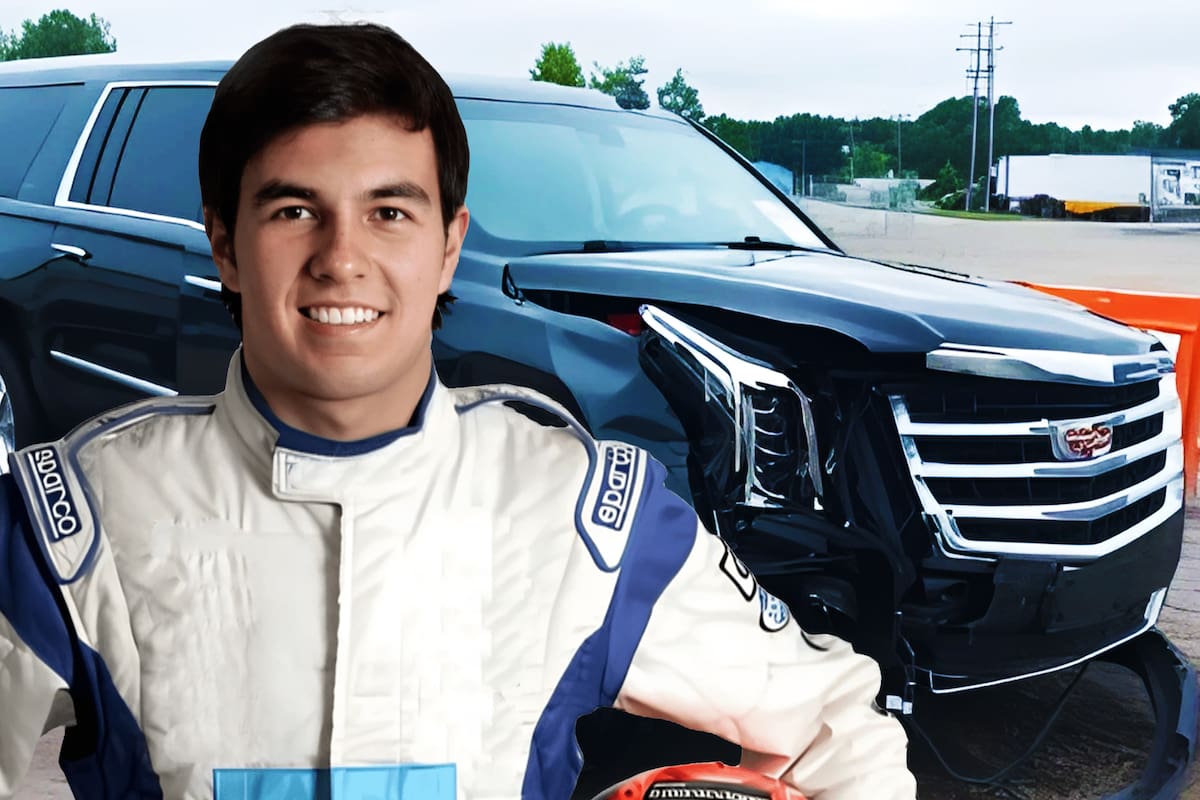 El primer choque de ‘Checo’ Pérez fue contra un Cadillac… y ahora correrá para ellos en la F1