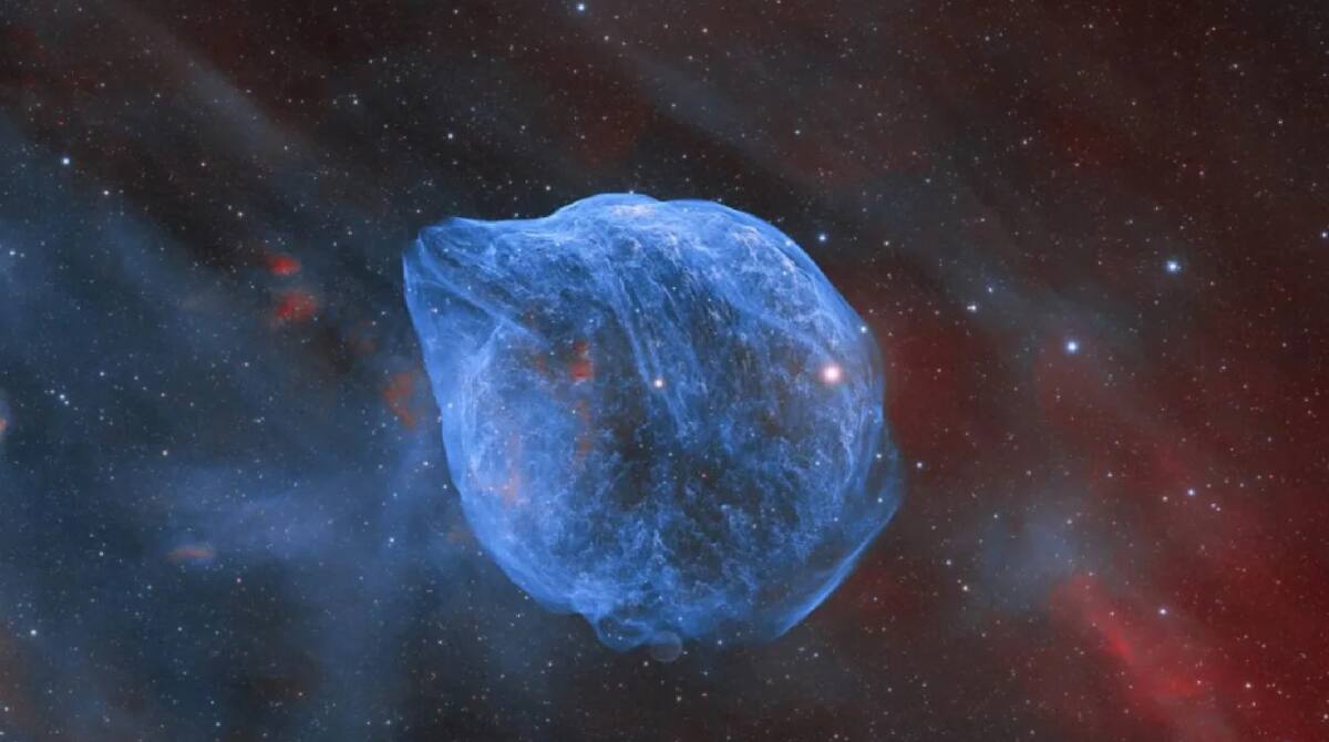 Los fotógrafos chinos Xin Feng y Miao Gong ganaron el Premio Sir Patrick Moore al Mejor Revelación con esta imagen de la Nebulosa Cabeza de Delfín, producida después de 10 días de fotografía.