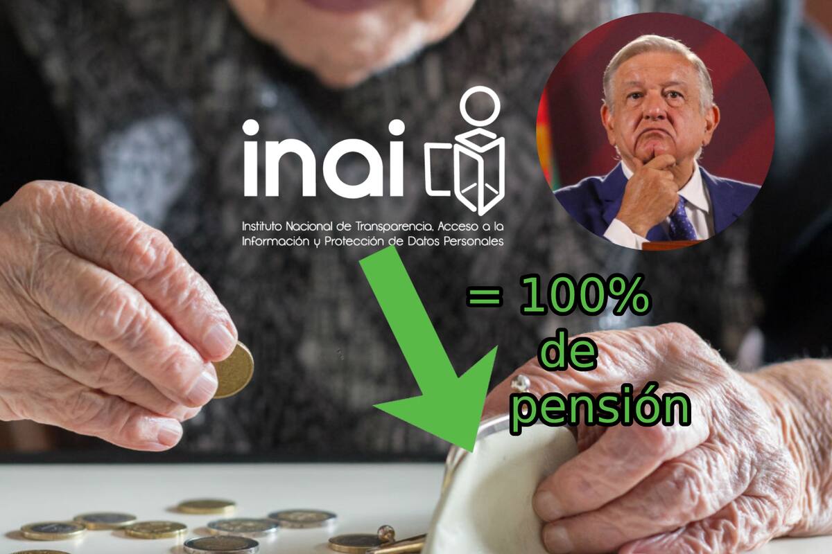 Propone AMLO pagar pensiones completas con el dinero del INAI