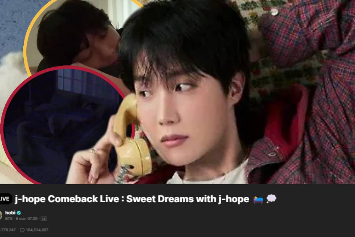 J-Hope organiza una pijamada con ARMY; 12 millones de fans lo observan dormir